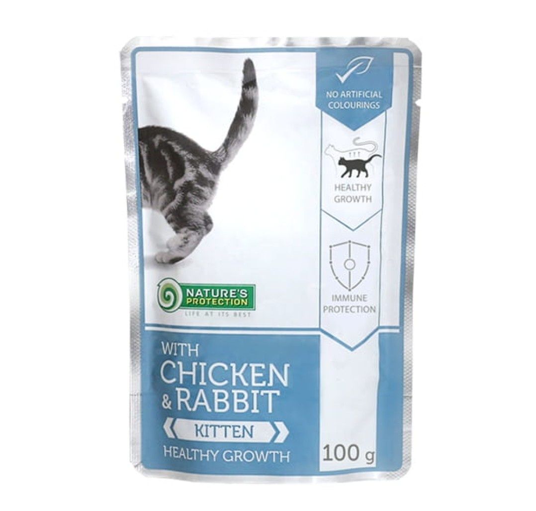 NP Kitten Chicken & Rabbit "Healthy growth" 100g