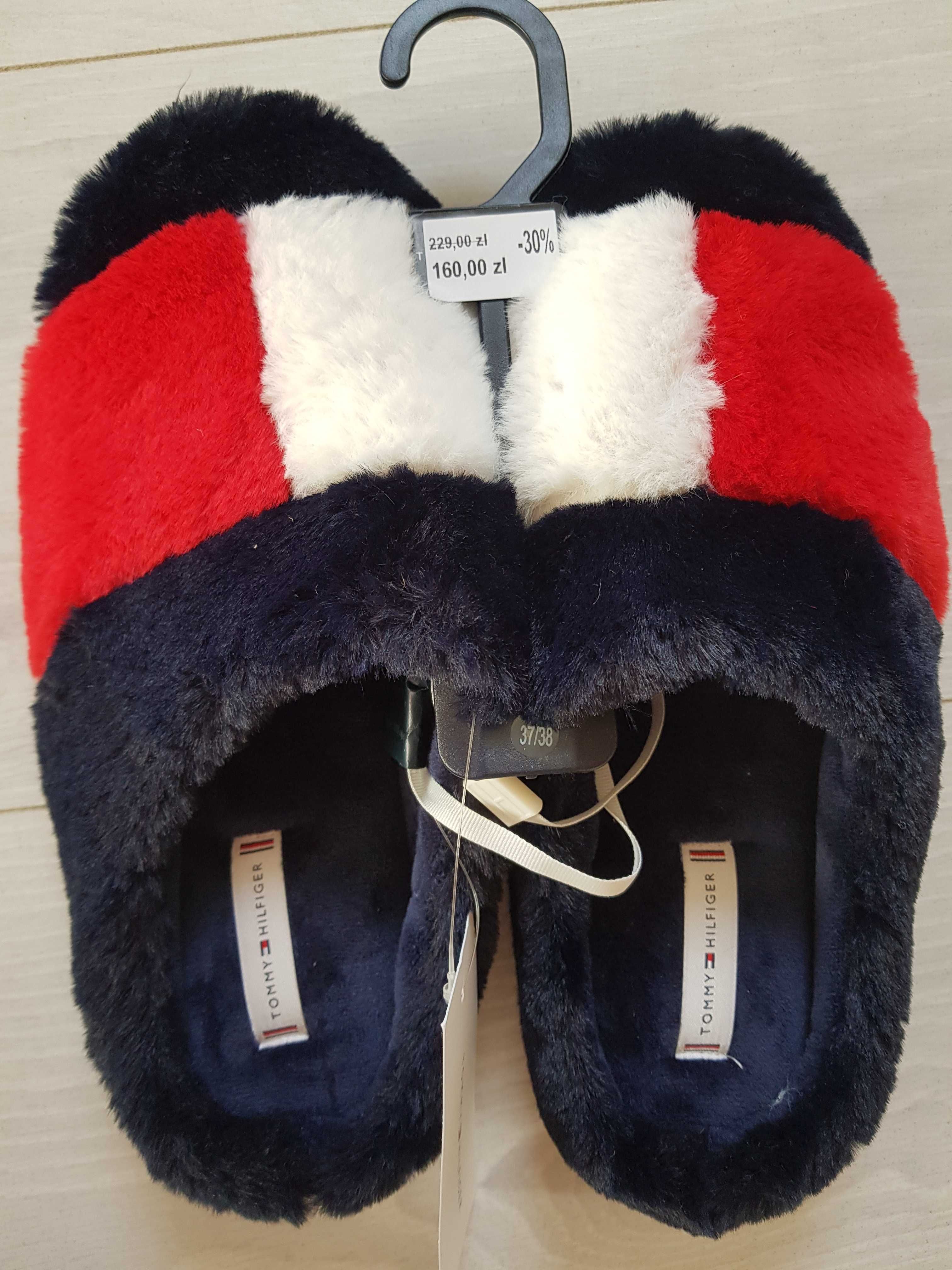 Nowe sliczne kapcie Tommy Hilfiger 39/40