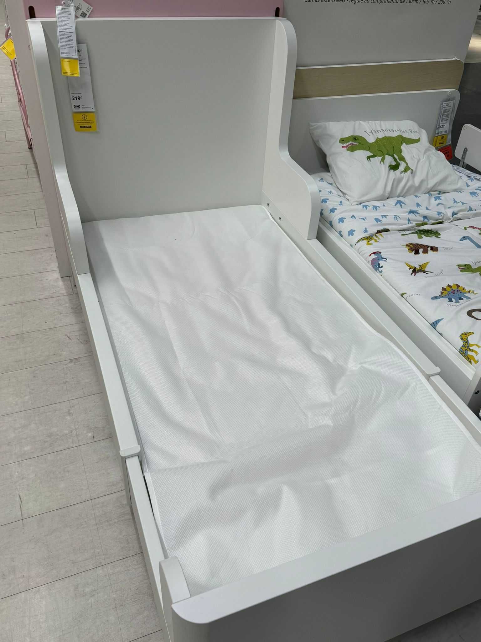 Cama extensível - 80x200cm branca