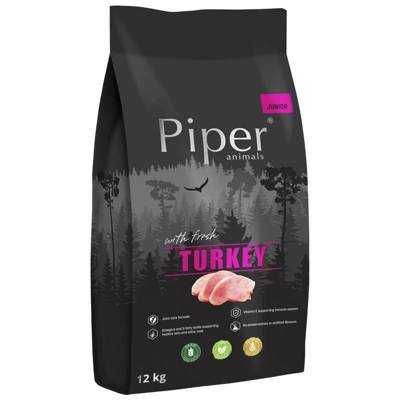 DOLINA NOTECI Piper Animals Junior z indykiem 12kg
