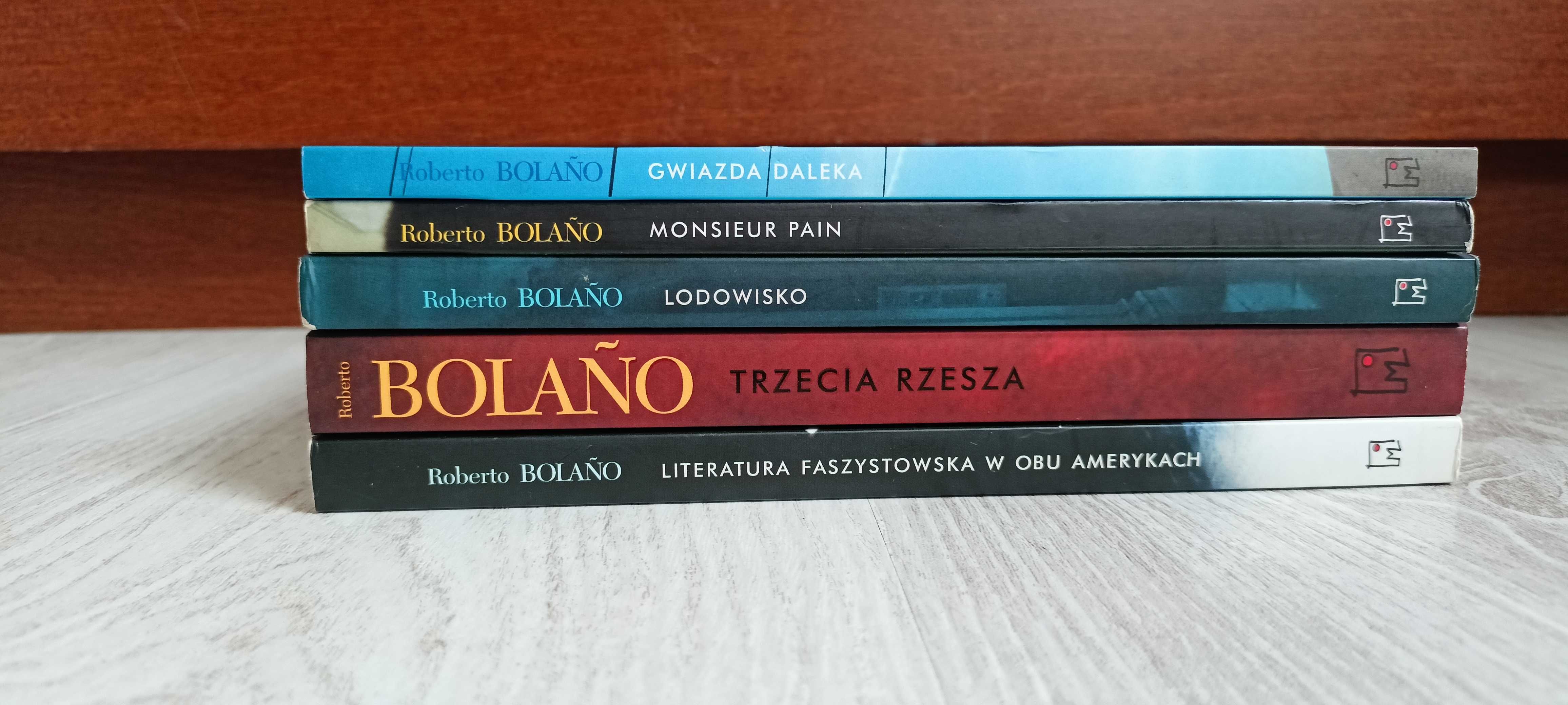 5x Bolano Monsieur Pain Trzecia Rzesza Literatura faszystowska Gwiazda