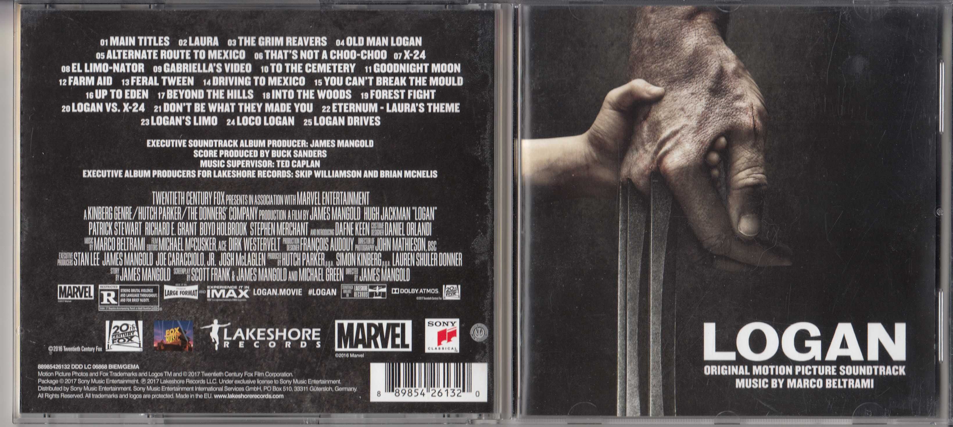 Marco Beltrami - Logan - [CD] [OST] Soundtrack