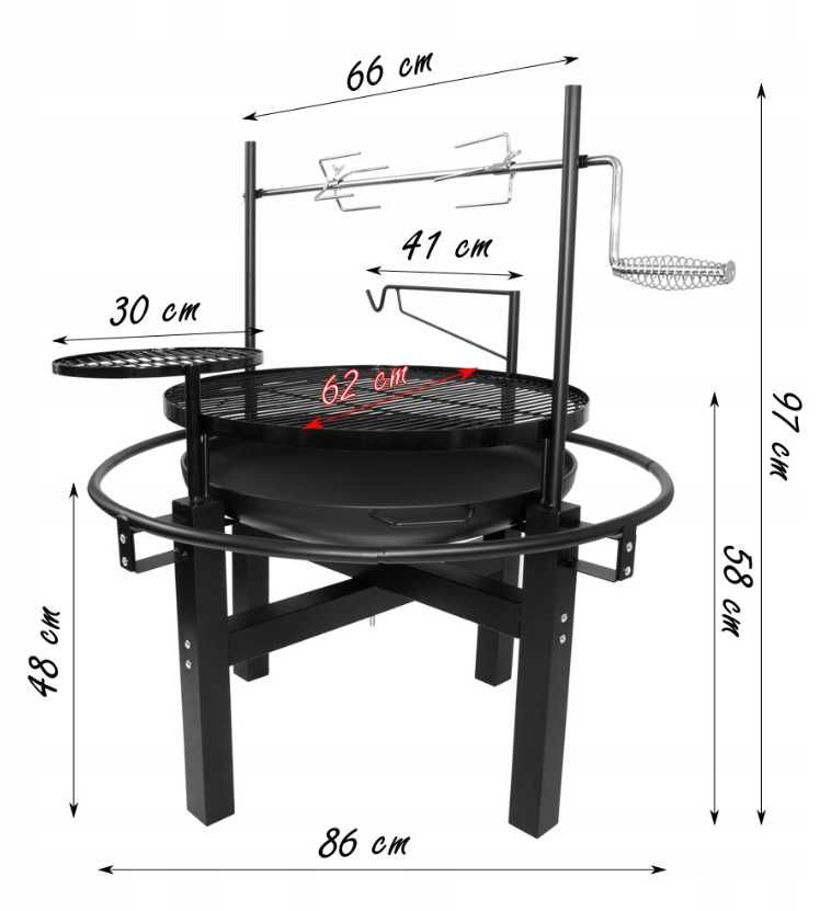 Palenisko Grill 5w1 Rożen *OKAZJA*