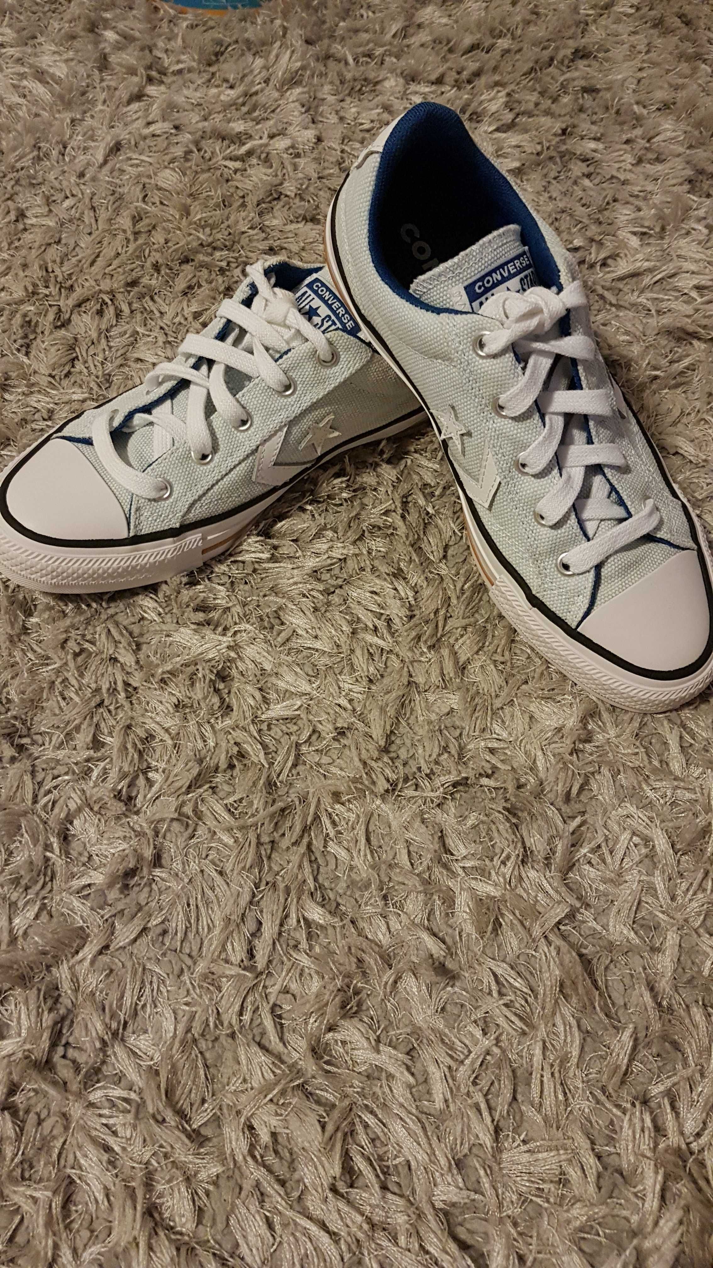 Trampki niebieskie Converse damskie r.36.5