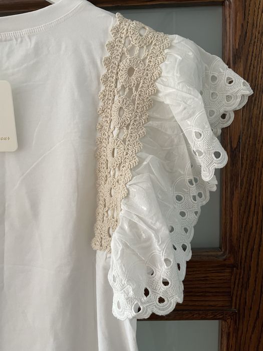 Bluzka w stylu boho rozm.uniwersalny