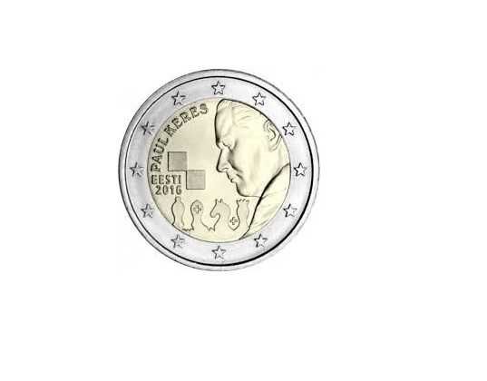 Estónia  moedas comemorativas 2 euro ver descrição