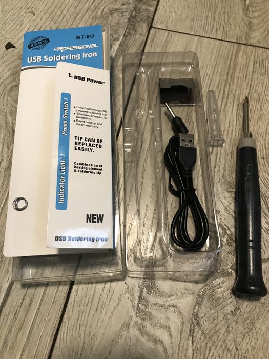 USB паяльник 5V 8W