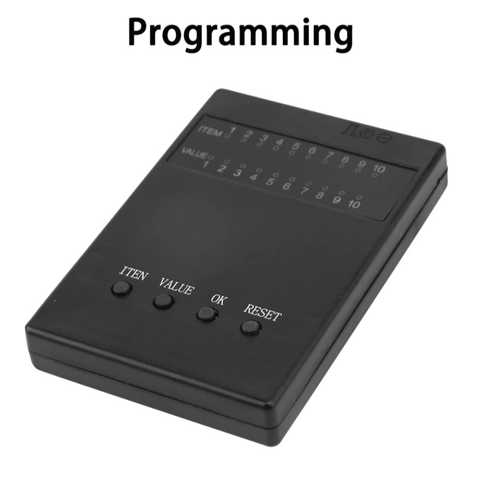 Variador ESC Brushless RC 60A 2S 3S programável Carta programação