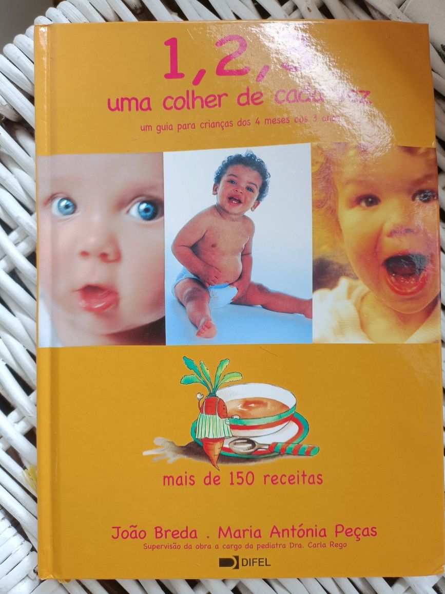 Livro 1, 2, 3 uma colher de cada vez
