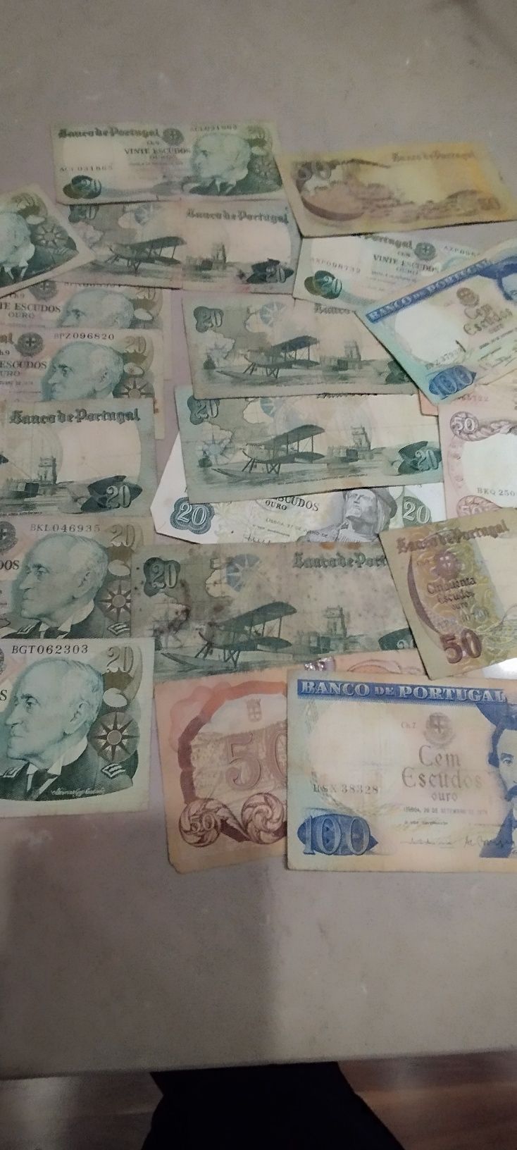 Notas Moedas antigas