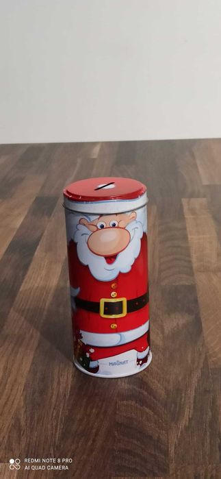 Nowa Skarbonka metalowa Mikołaj