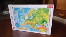 Puzzle Trefl Europa 1000 Mapa fizyczna