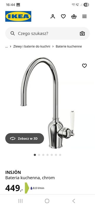 IKEA INSJöN bateria kuchenna