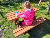 Stolik piknikowy - ławeczka ogrodowa dla dzieci