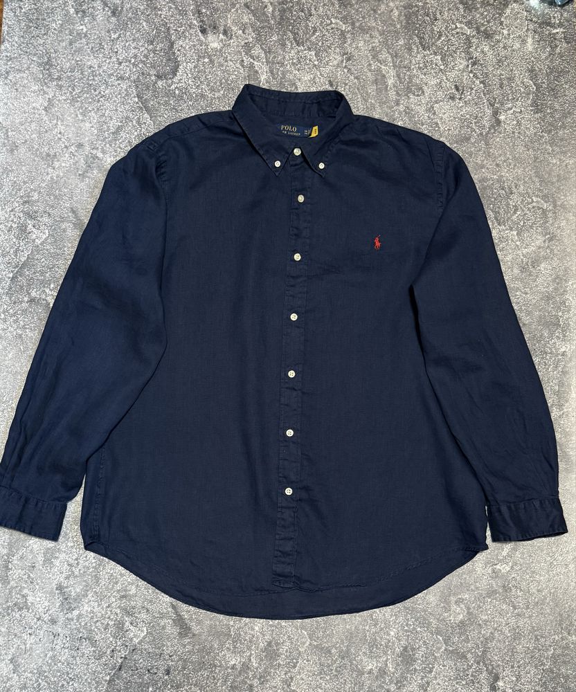 Льняна сорочка Polo Ralph Lauren (оригінал, нова колекція)