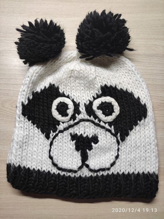 Шапка новогодняя, карнавальная волка,  собаки, панды