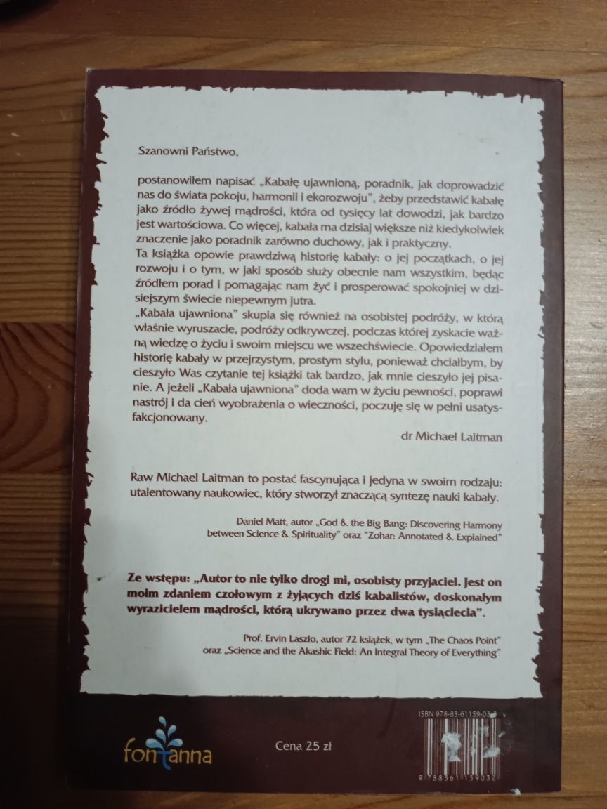 Kabała ujawniona niedostępny unikat jak doprowadzić nas do świata