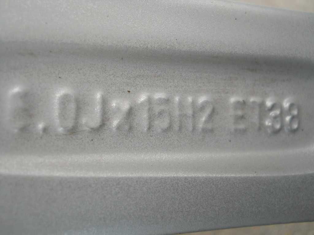 Felgi alu 15 5x100 ET38 Seat Ibiza Leon Skoda Fabia Rapid VW Polo Golf