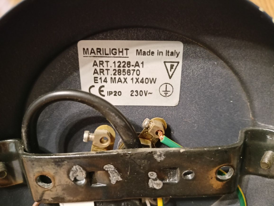 2 sztuki kinkiet MURANO Marilight made in italy klasyczny