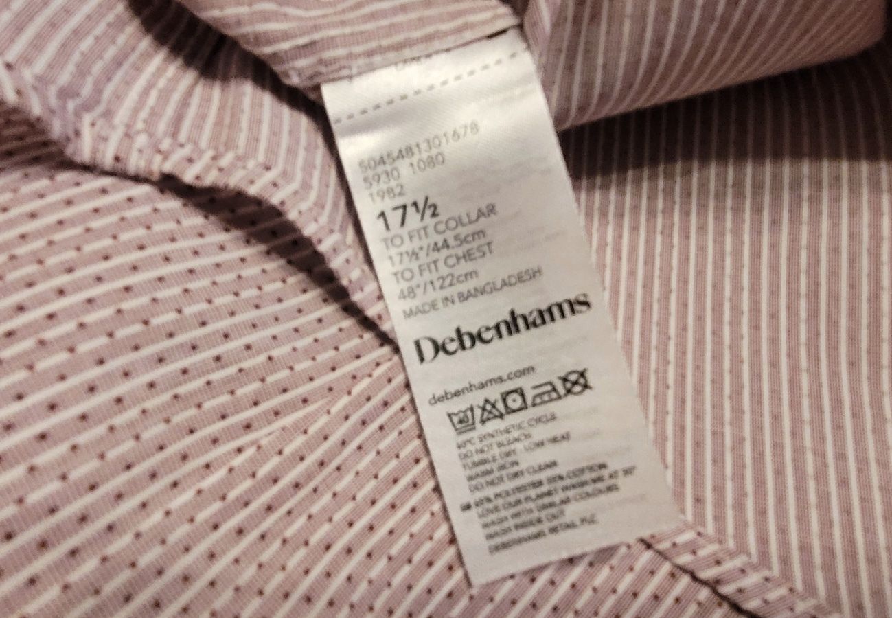 DEBENHAMS Koszula Męska roz 17,5/44,5 - NOWA