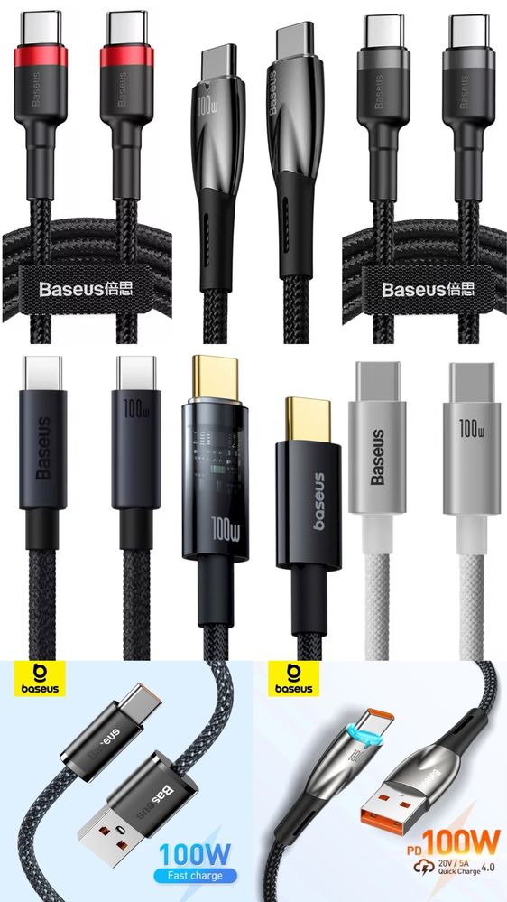 Кабель Baseus USB-Type C, Lightning, Швидка зарядка QC Power Delivery