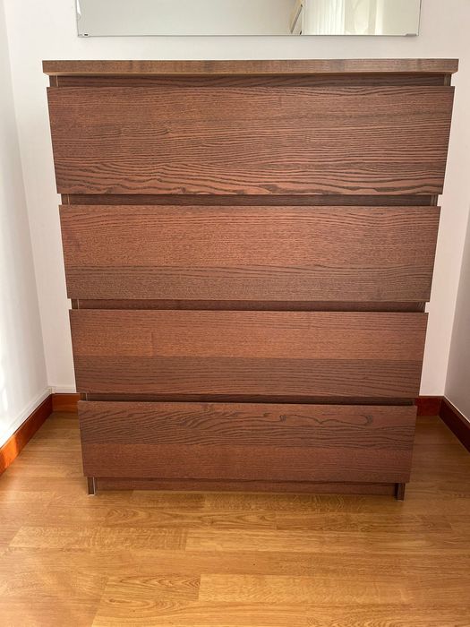 IKEA Malm castanho
