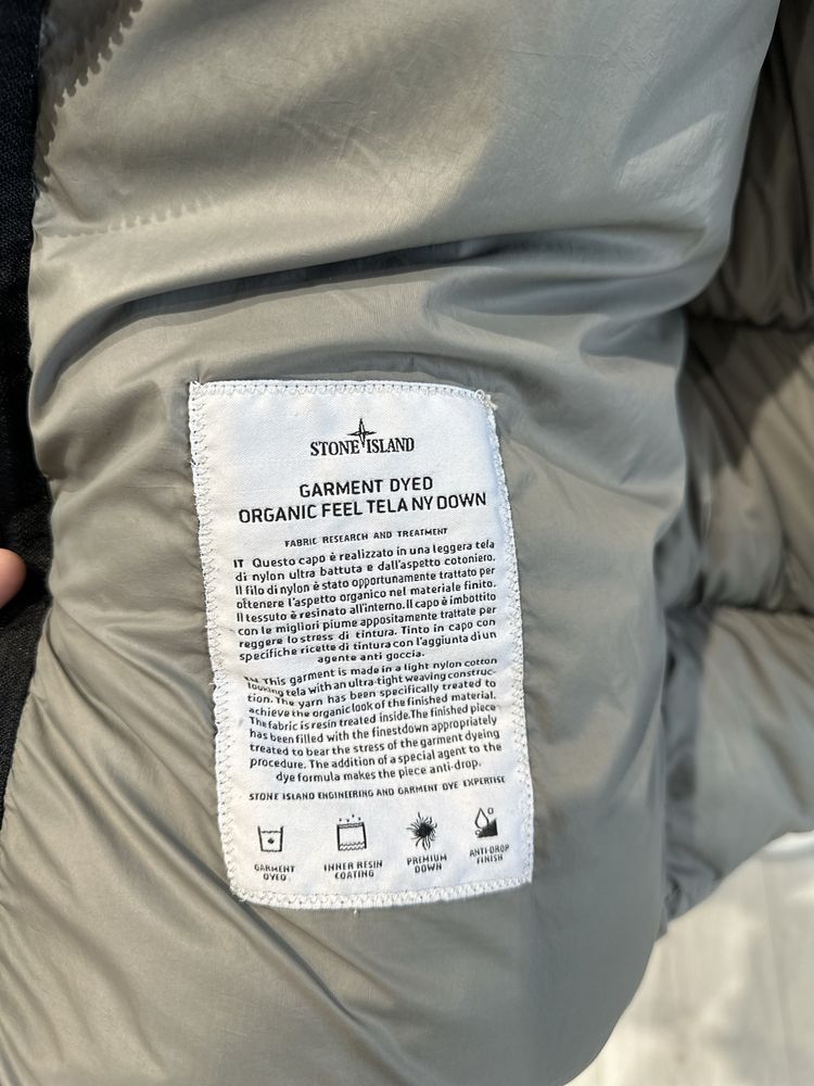 Пуховик Stone island Garment Dyed