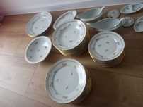 Zestaw obiadowy duży porcelana Chodzież