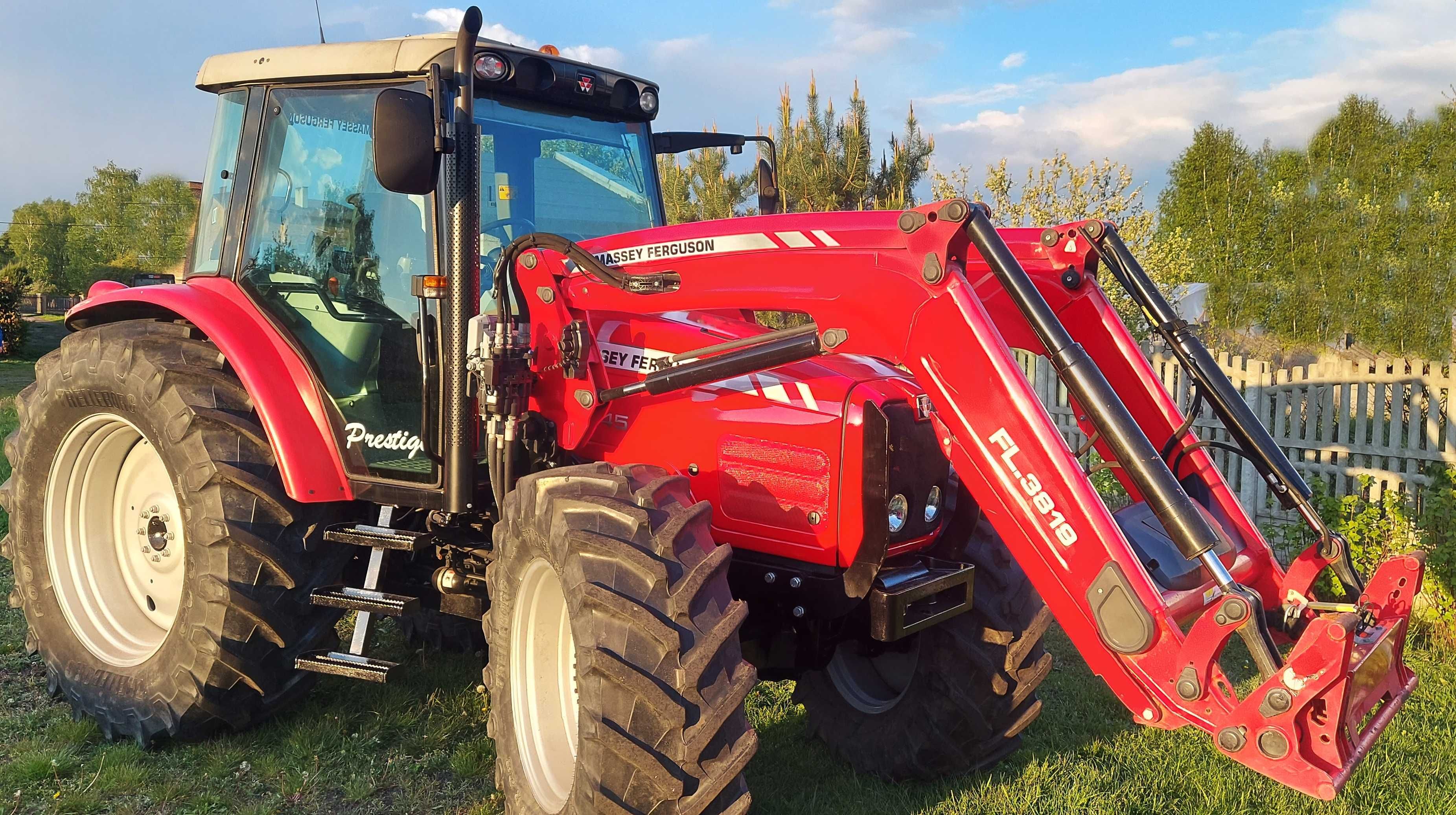 Massey Ferguson, 5445, Ładowacz, tur, stan BDB, zamiana na ładowarkę