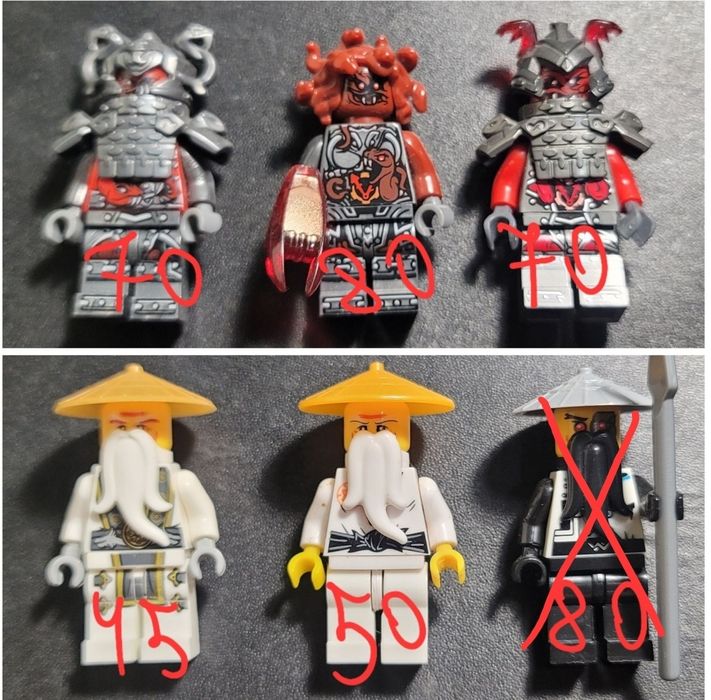 Фігурки ЛЕГО Ніндзяго/Lego  Ninjago