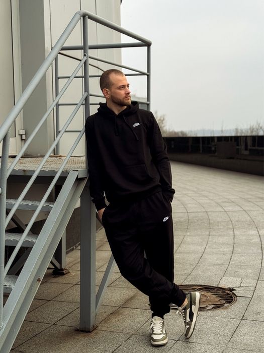 Зіп худі Nike чорне/ чорна зіпка найк/ худі найк базове/чоловіче худі