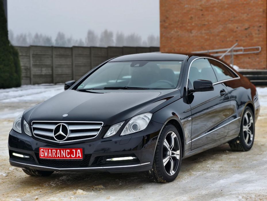 Mercedes-Benz Klasa E Coupé • 2012 • 1.8 Benzyna • 184 KM • Automat • 166.000 km • Czarny