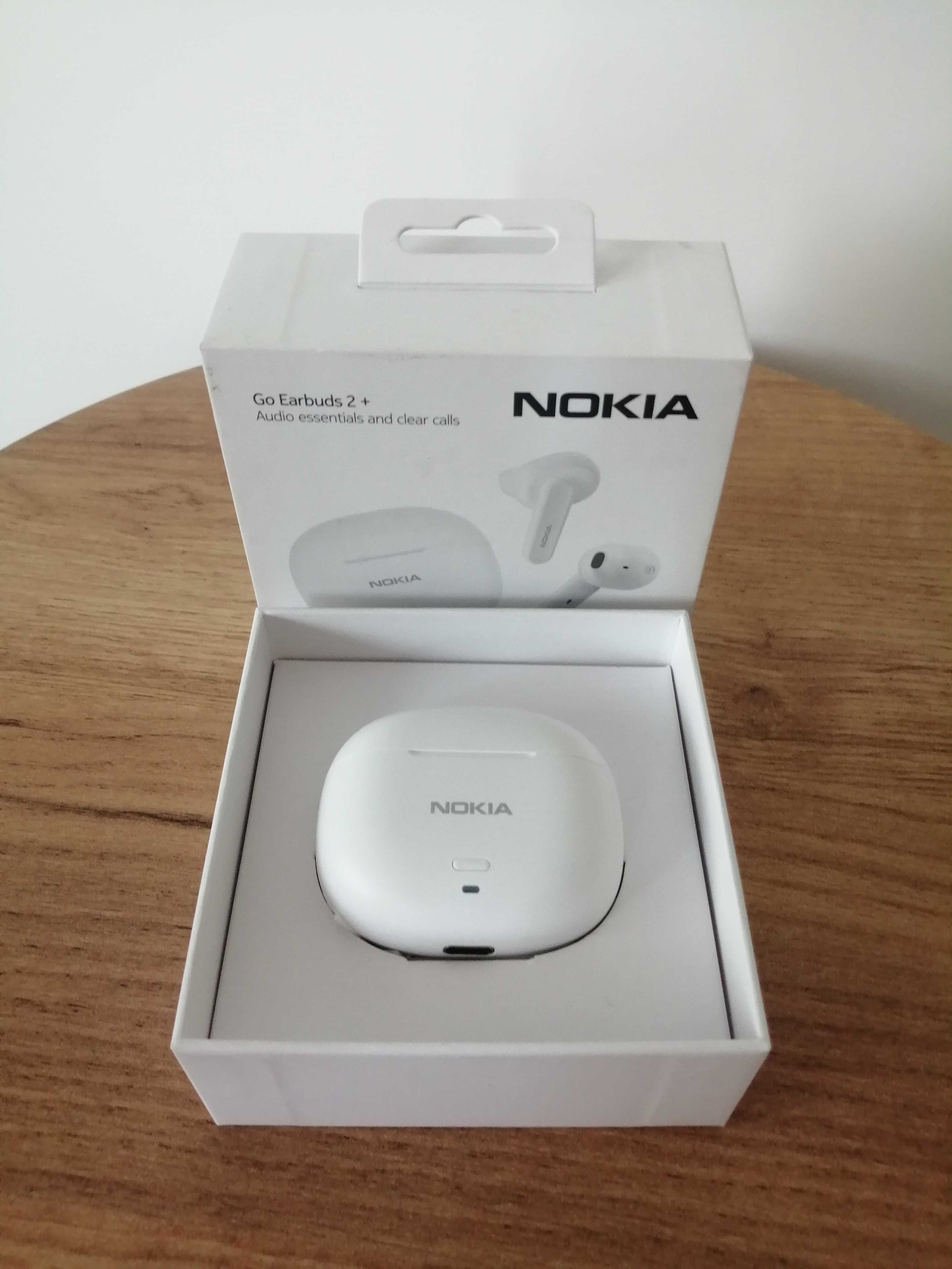 NOWE Słuchawki bezprzewodowe NOKIA Go Earbuds 2+ / białe / Bluetooth
