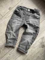 Szare jeansowe spodnie Primark 80