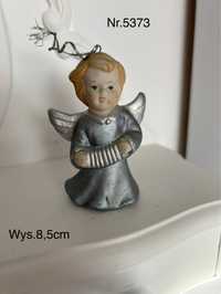 Ceramiczny aniołek, figurka do zawieszenia nr.5373