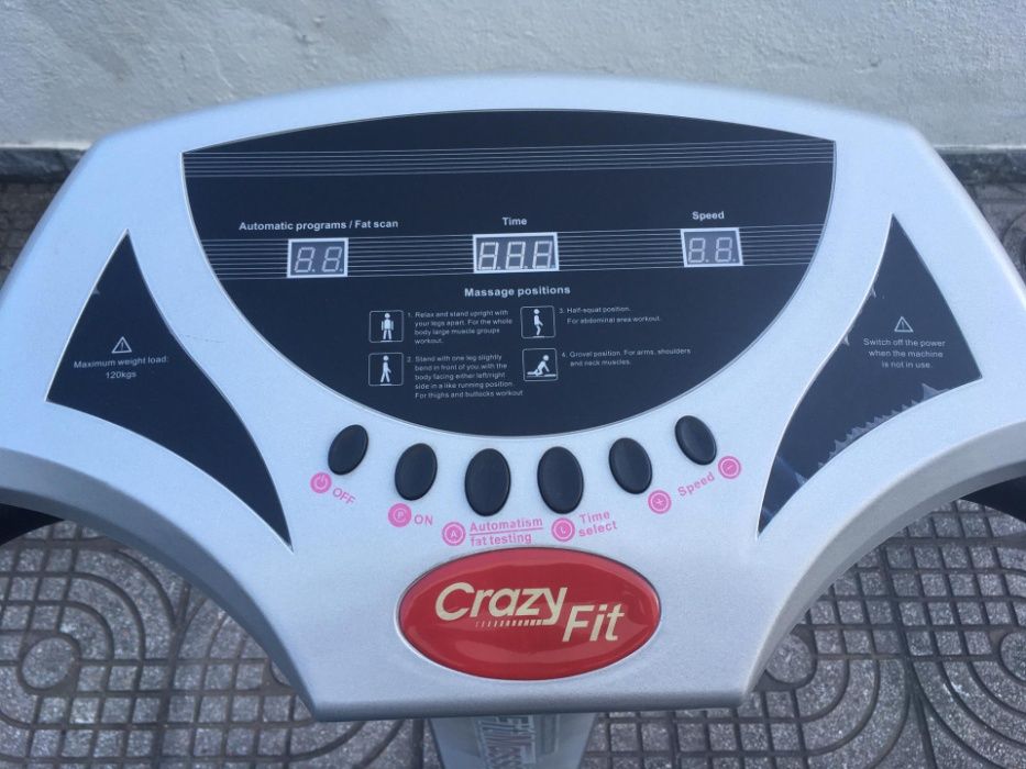 Aparelho Vibratório "Crazy Fit Massage"