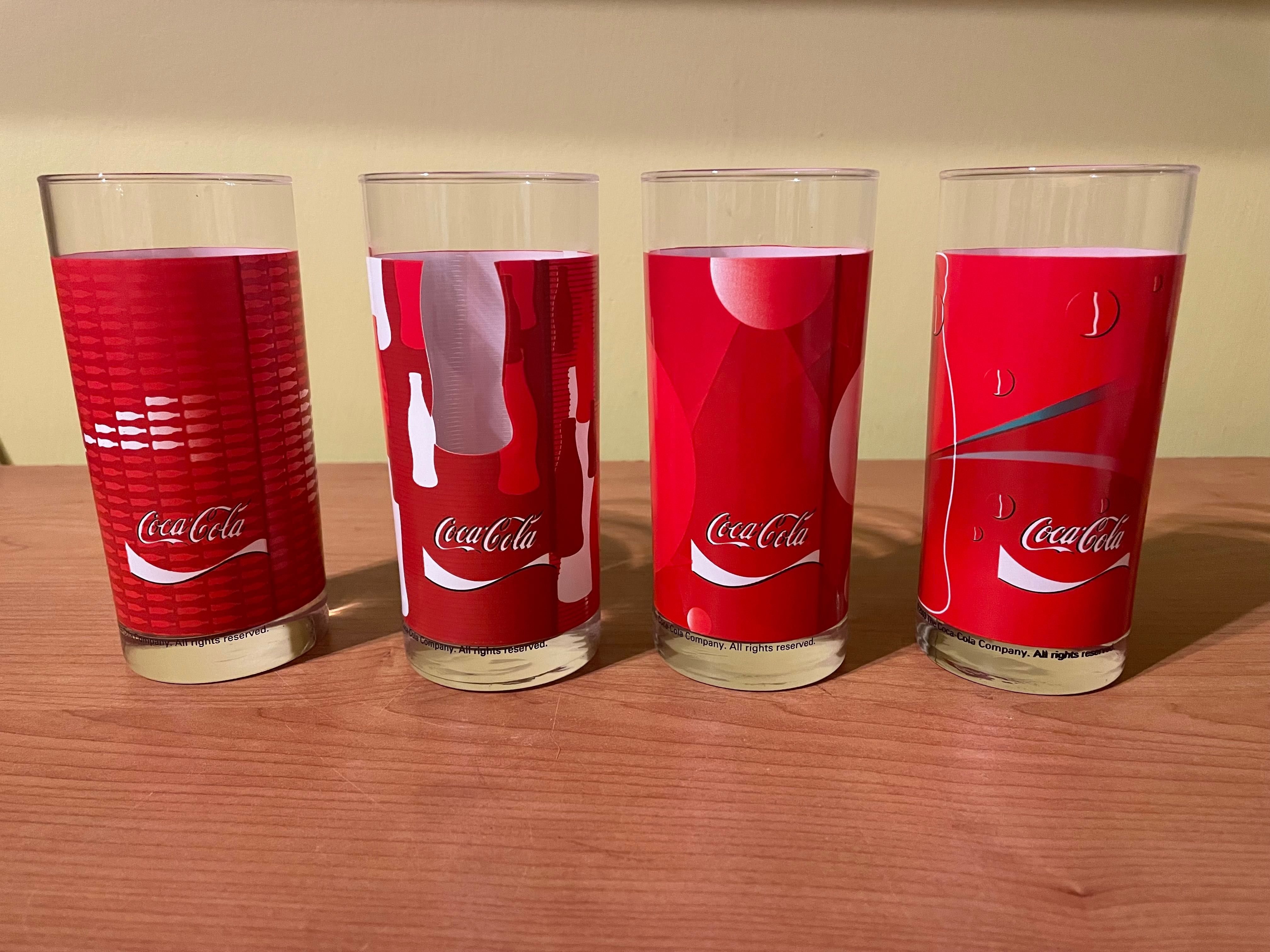 Szklanki Coca-cola 4 sztuki