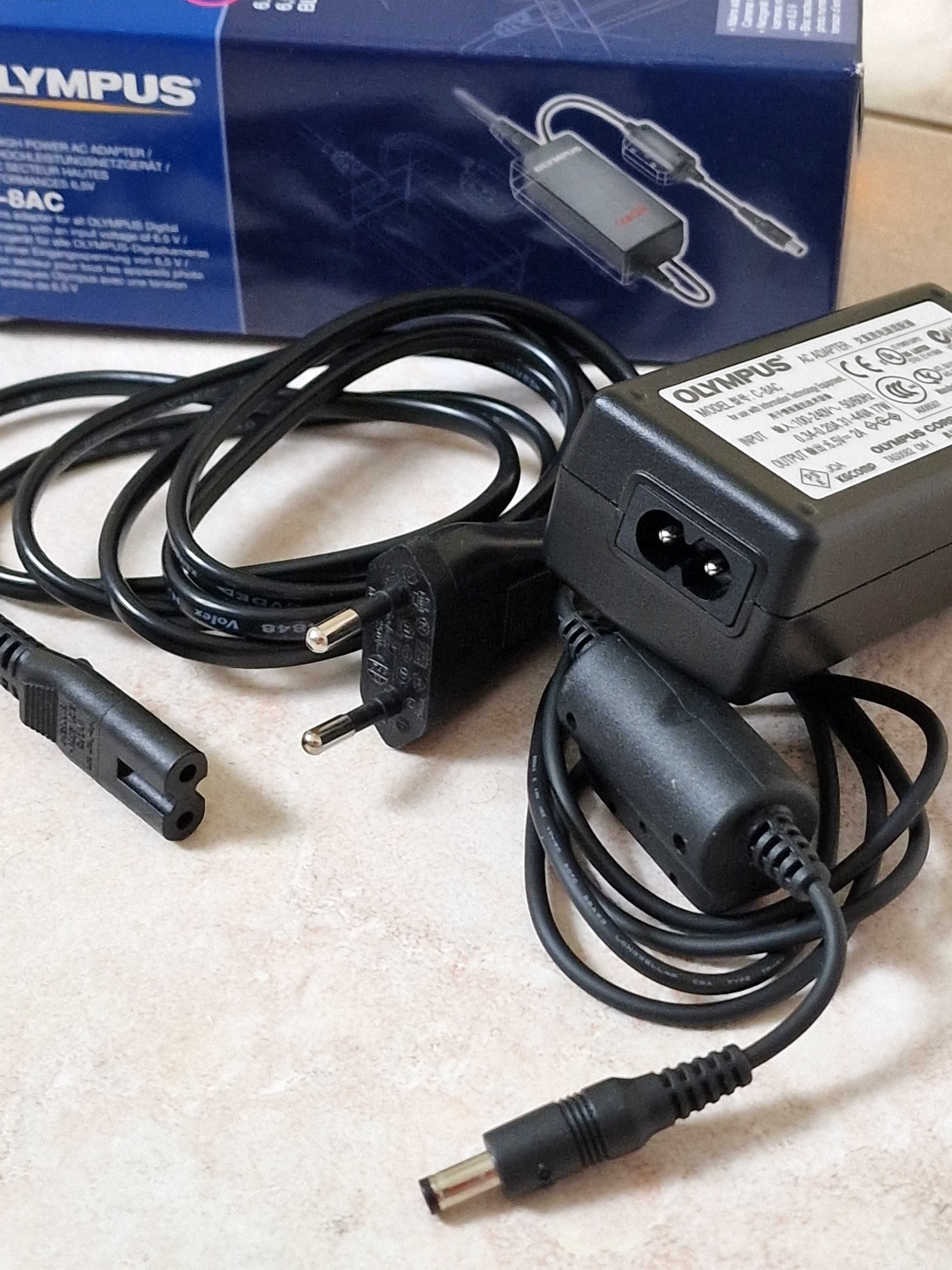Zasilacz sieciowy oryginalny  OLYMPUS  C - 8 AC       6,5 V   NOWY