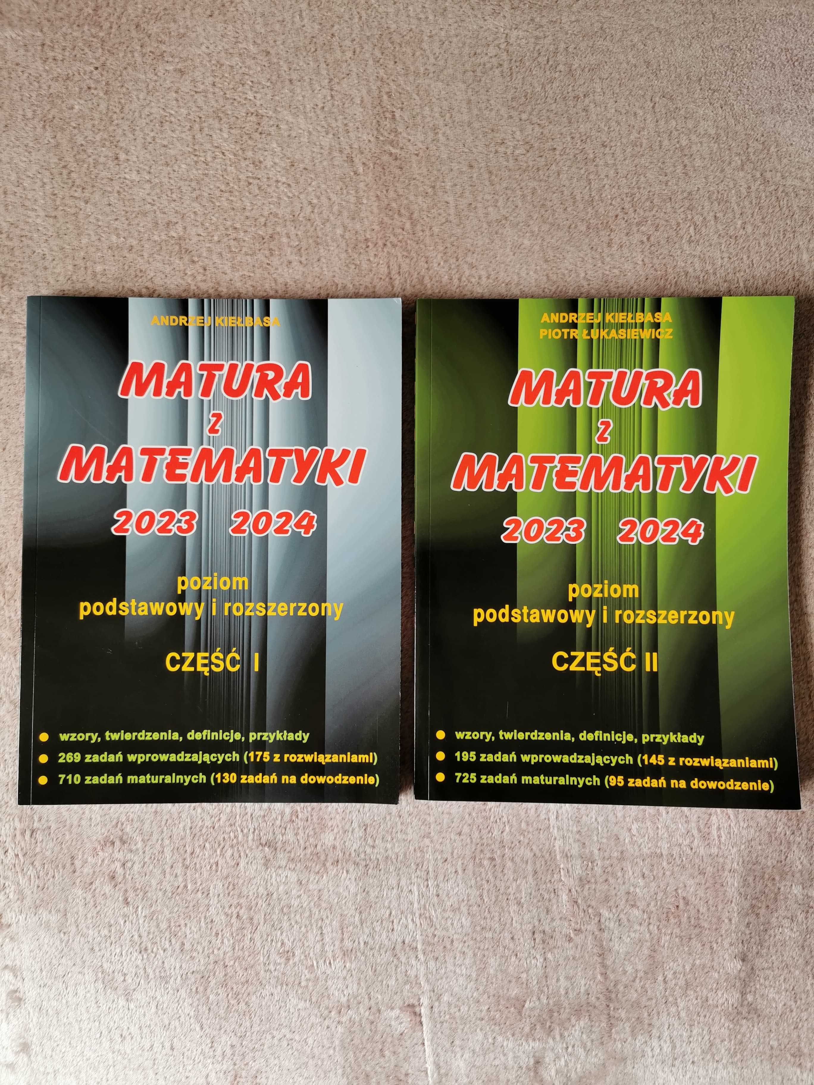 Zestaw Matura z matematyki 2023, 2024. Część I i II - Andrzej Kiełbasa
