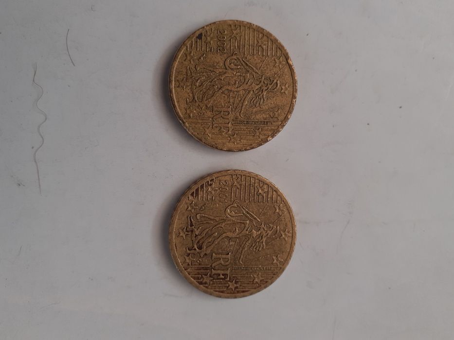 Piękne dwa destrukty 50 eurocent