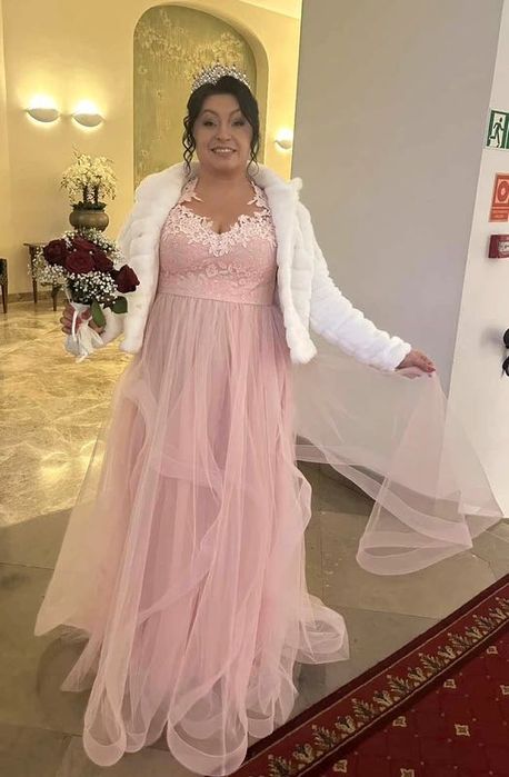 Piękna suknia ślubna, weselna, balowa, wieczorowa