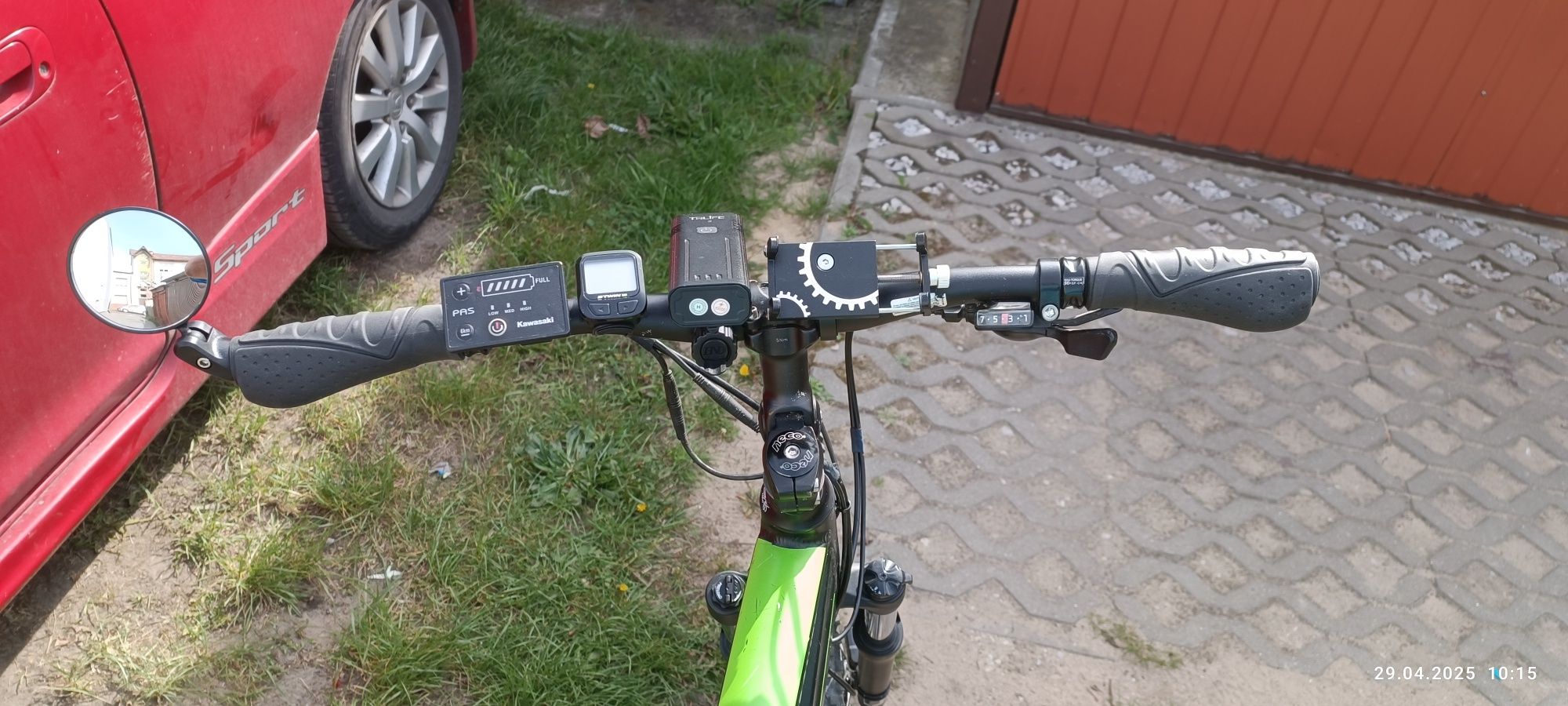 Rower elektryczny Kawasaki KX-E-MTBFRONT-RBA,250W i 25kmh