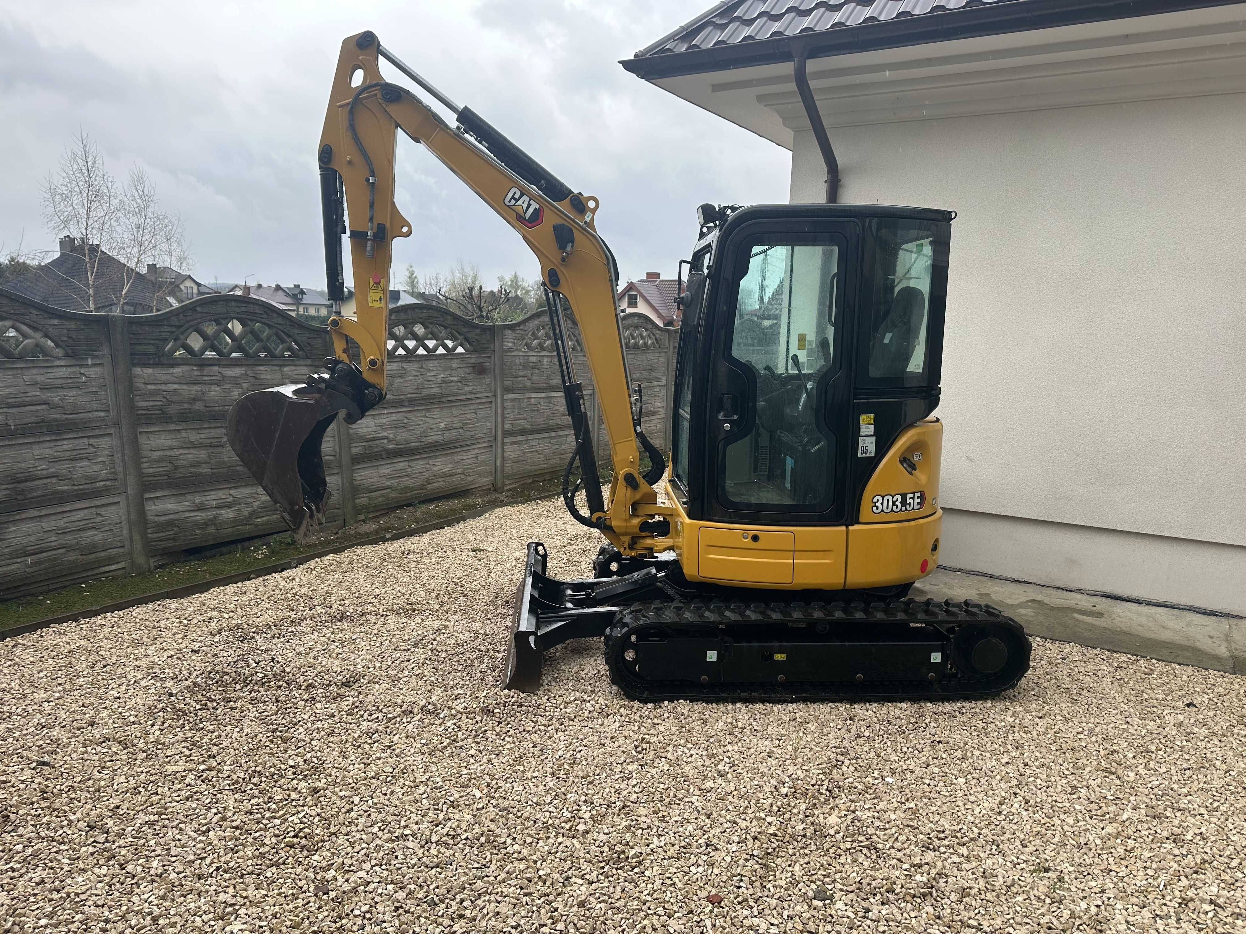 Koparka Cat 303.5 E CR JAK NOWA!!