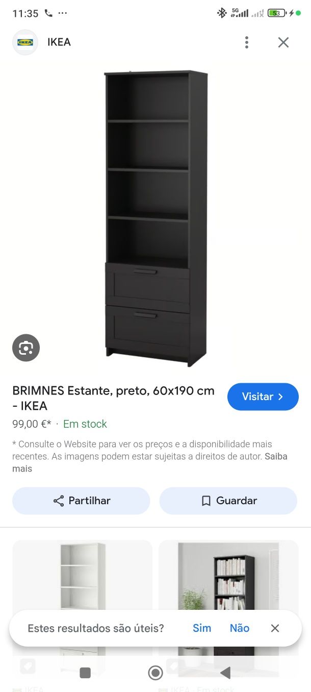Armário IKEA brimnes preto
