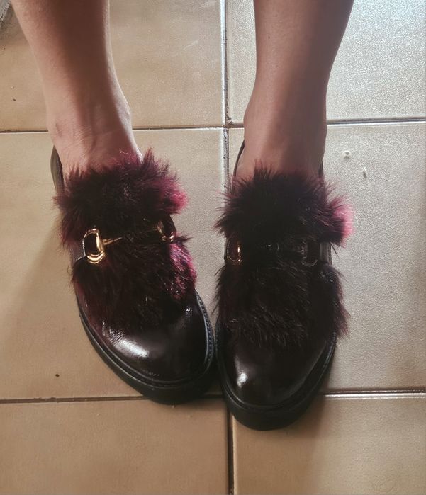 Туфлі лофери Іспанія шкіра р.40