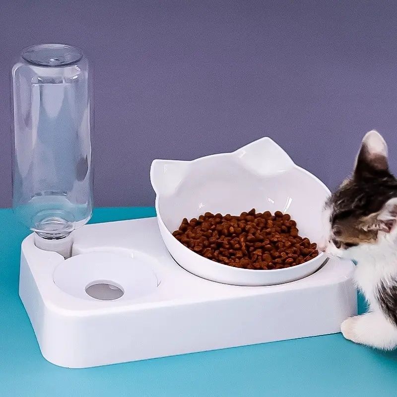 Миска для собак та котів пластикова Pet Feeder, поїлка для тварин з ди