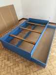 Cama de solteiro com colchão 100x190