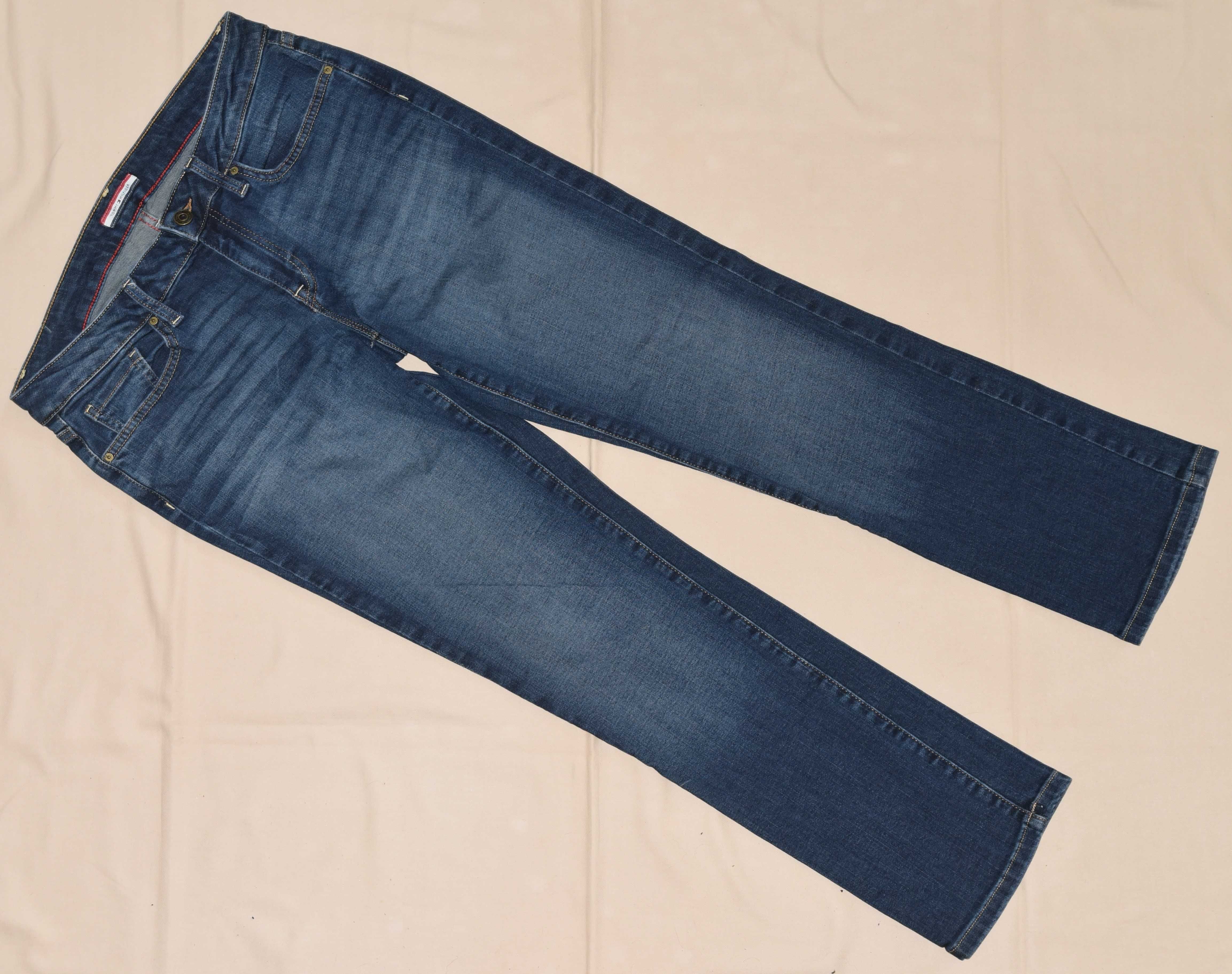 TOMMY HILFIGER spodnie jeans straight 6S M/L
