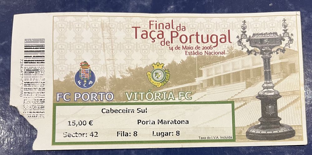 Bilhetes Europeus FC Porto 2010’s e Final Taça Portugal
