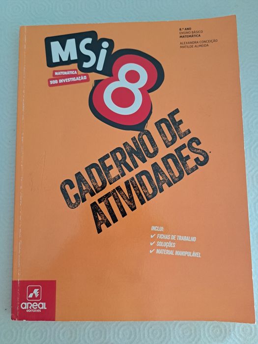 MSI 8 Matemática Sob Investigação - Caderno de Actividades